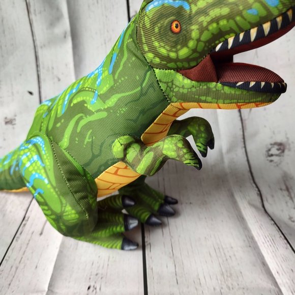 Nanco Green T-Rex Dinosaur 11" - Picture 6 of 9